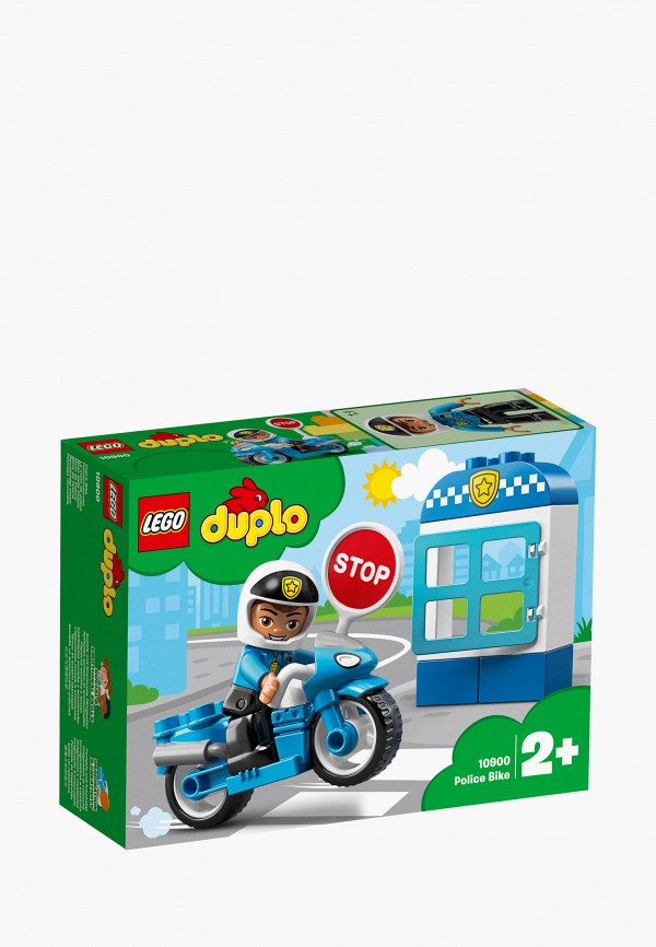 

Конструктор LEGO, Разноцветный, DUPLO 10900 Полицейский мотоцикл