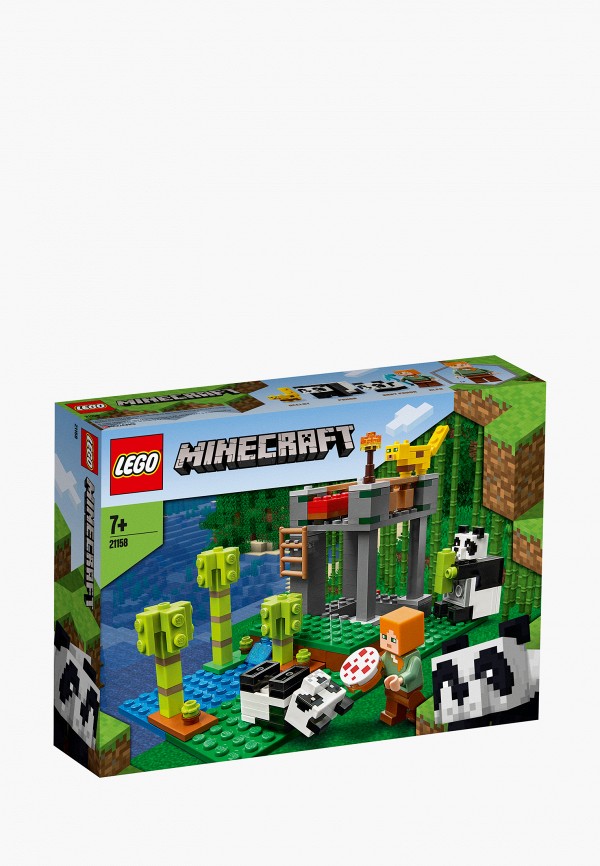 

Конструктор LEGO, Разноцветный, Minecraft 21158 Питомник панд