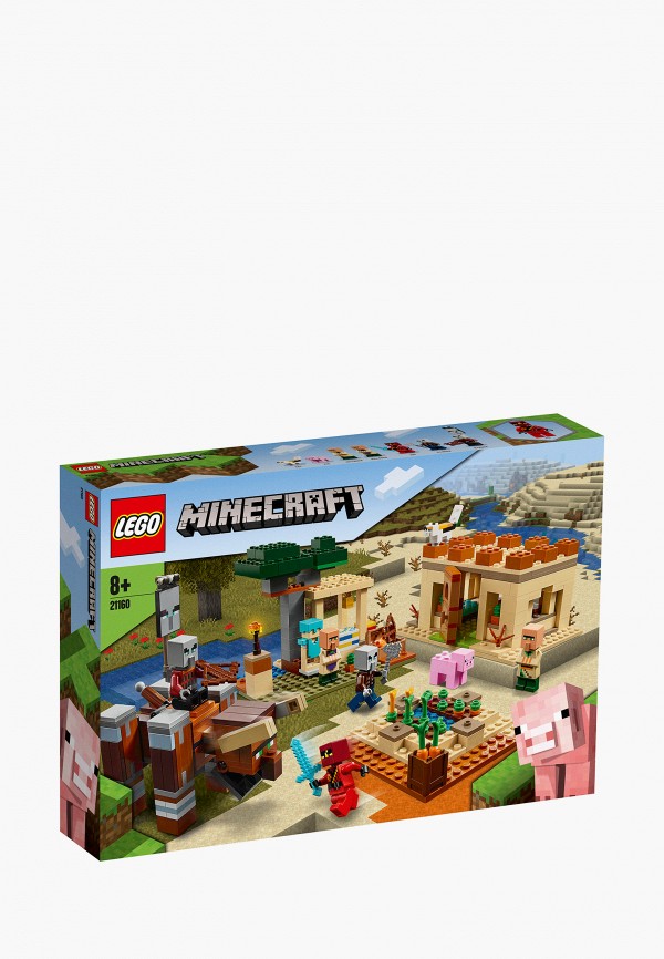 

Конструктор LEGO, Разноцветный, Minecraft 21160 Патруль разбойников