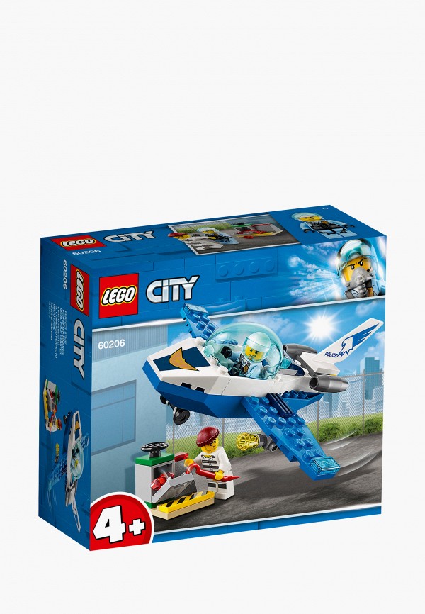

Конструктор LEGO, Разноцветный, City 60206 Воздушная полиция: патрульный самолёт