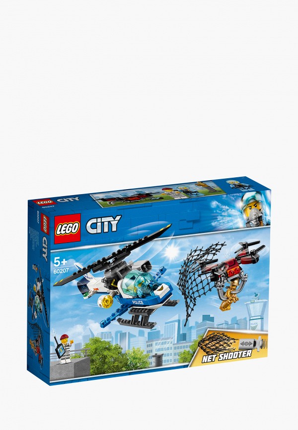 

Конструктор LEGO, Разноцветный, City 60207 Воздушная полиция: погоня дронов