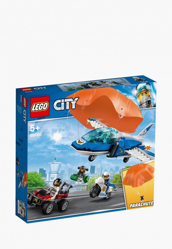 

Конструктор LEGO, Разноцветный, City 60208 Воздушная полиция: арест парашютиста