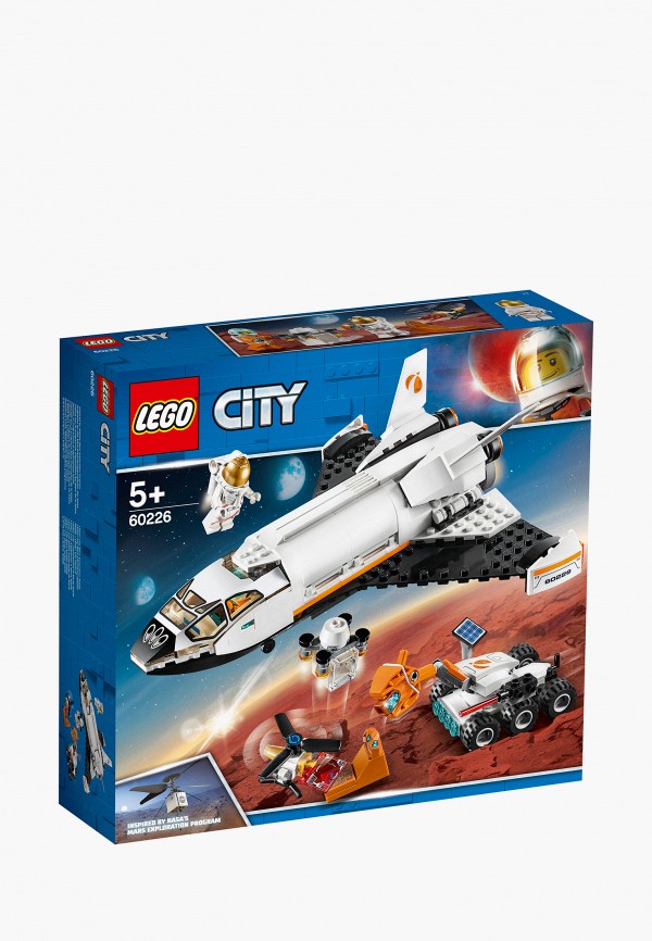 

Конструктор LEGO, Разноцветный, City 60226 Шаттл для исследований Марса
