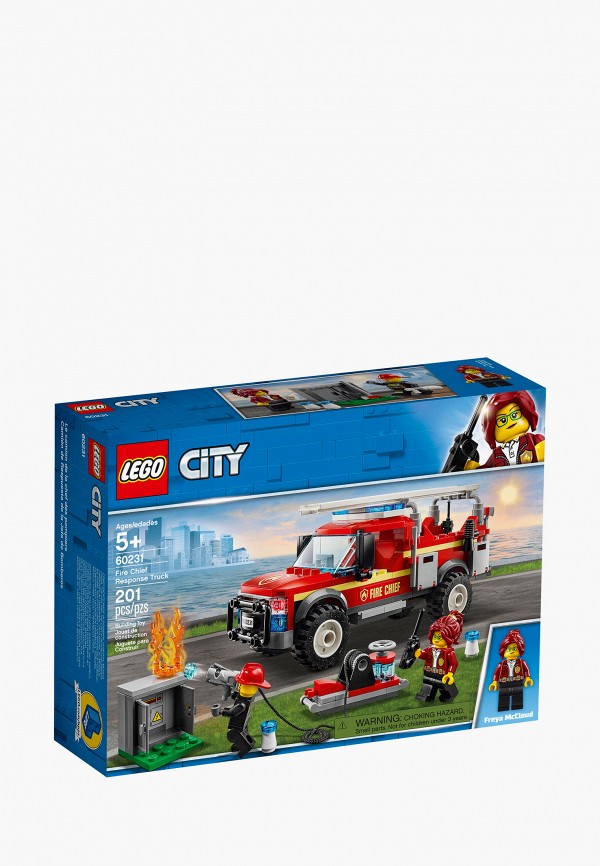 

Конструктор LEGO, Разноцветный, City 60231 Грузовик начальника пожарной охраны