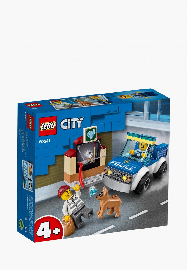 

Конструктор LEGO, Разноцветный, City 60241 Полицейский отряд с собакой
