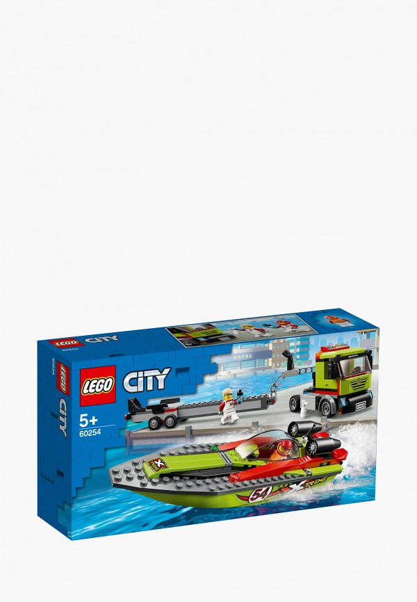 

Конструктор LEGO, Разноцветный, City 60254 Транспортировщик скоростных катеров