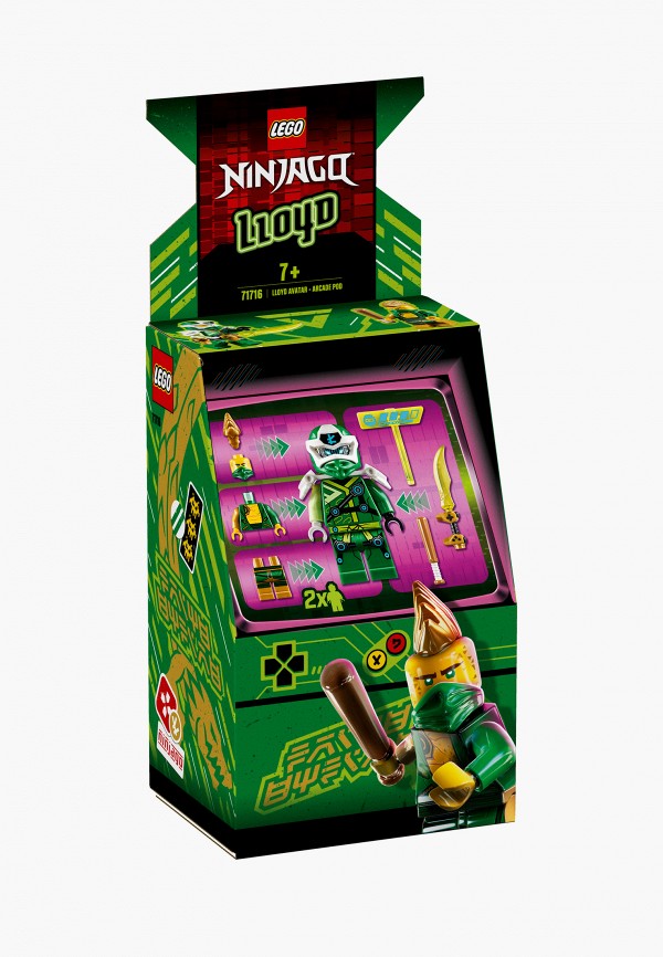 

Конструктор LEGO, Зеленый, NINJAGO 71716 Игровой автомат Ллойда