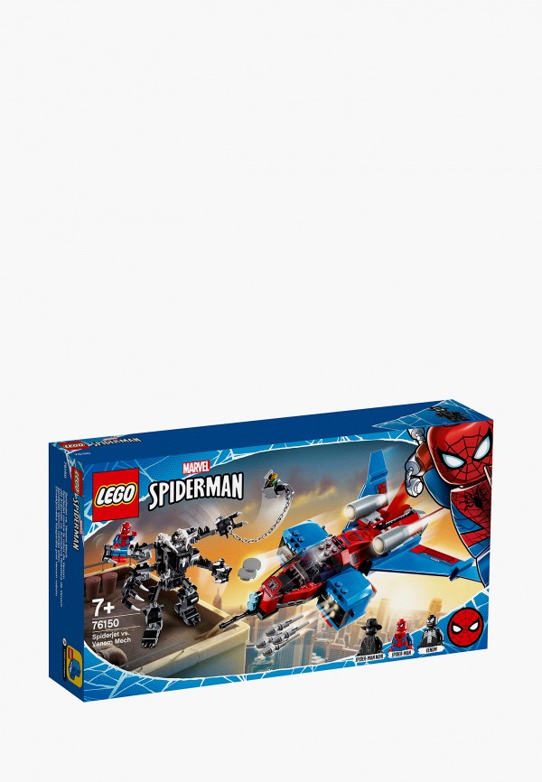 

Конструктор LEGO, Разноцветный, Super Heroes 76150 Реактивный самолёт Человека-Паука против Робота Венома