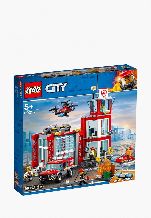 

Конструктор City LEGO, Разноцветный, Пожарное депо