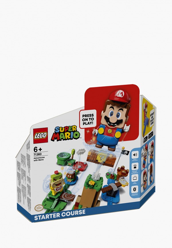 

Конструктор LEGO, Разноцветный, Приключения вместе с Марио. Стартовый набор