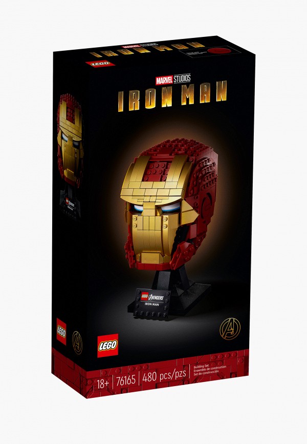 

Конструктор Marvel Super Heroes LEGO, Разноцветный, Шлем Железного Человека