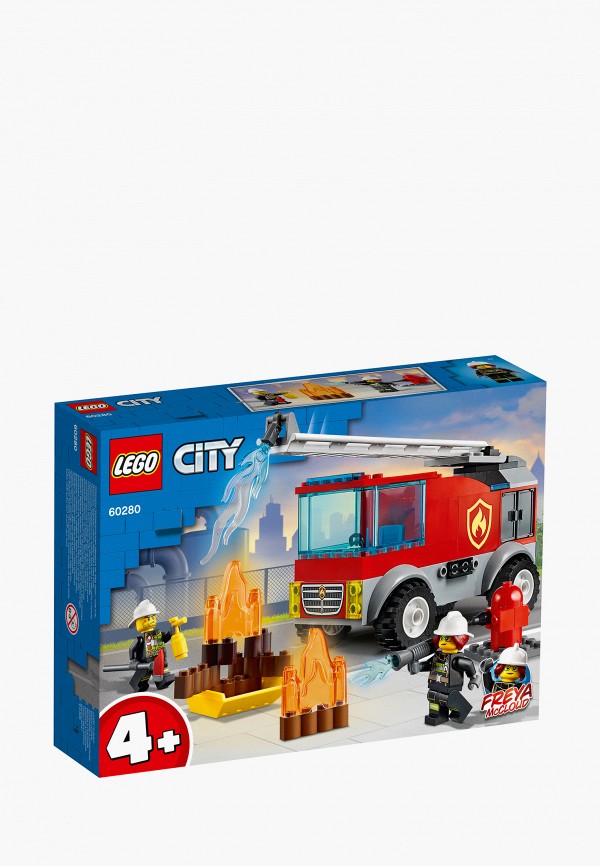

Конструктор City LEGO, Разноцветный, Пожарная машина с лестницей