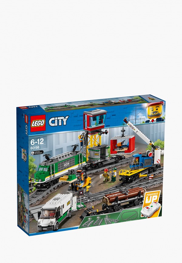 

Конструктор LEGO, Разноцветный, City 60198 Товарный поезд