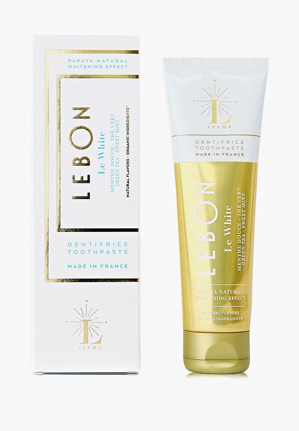 

Зубная паста Lebon, Прозрачный, Le White, 25 мл