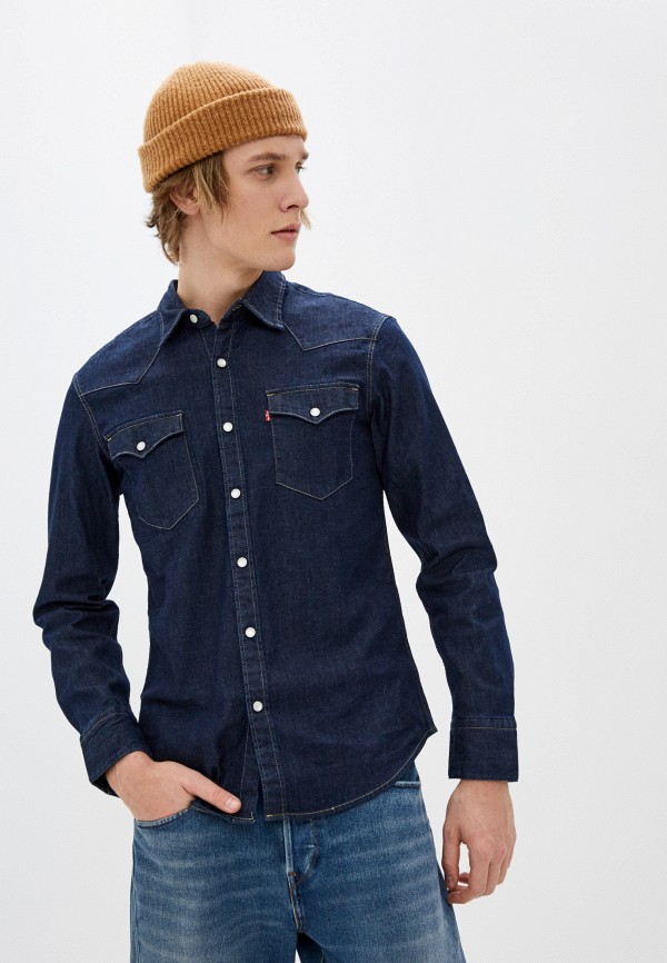 

Рубашка джинсовая Levi's®, Синий, Barstow Western Slim