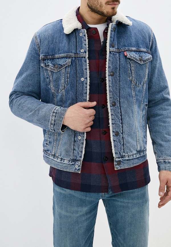 

Куртка джинсовая Levi's®, Голубой, Sherpa Trucker