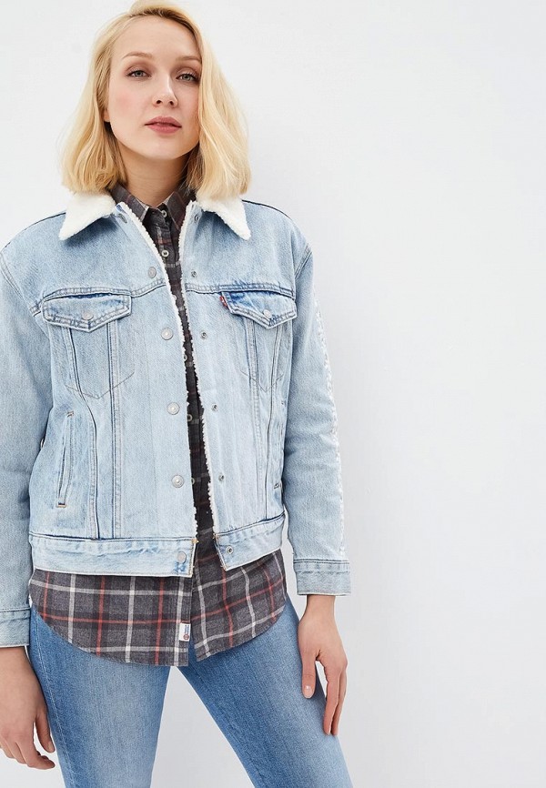 

Куртка джинсовая Levi's®, Sherpa Trucker, Голубой