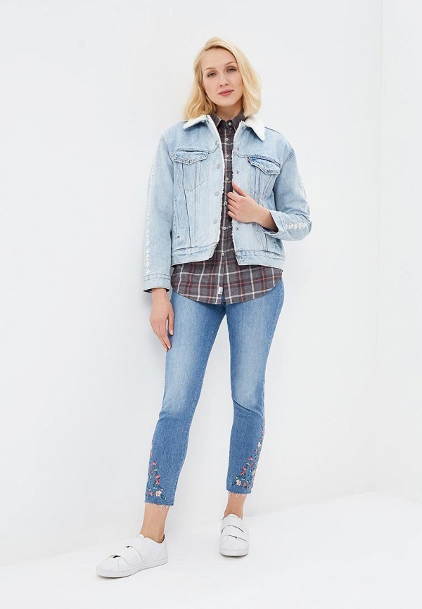 

Куртка джинсовая Levi's®, Sherpa Trucker, Голубой
