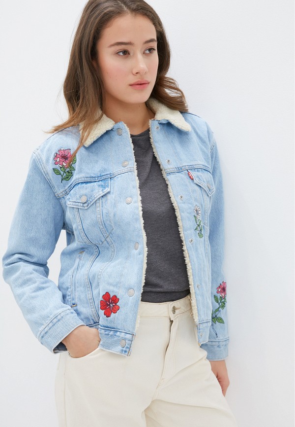 

Куртка джинсовая Levi's®, Голубой, Sherpa Trucker
