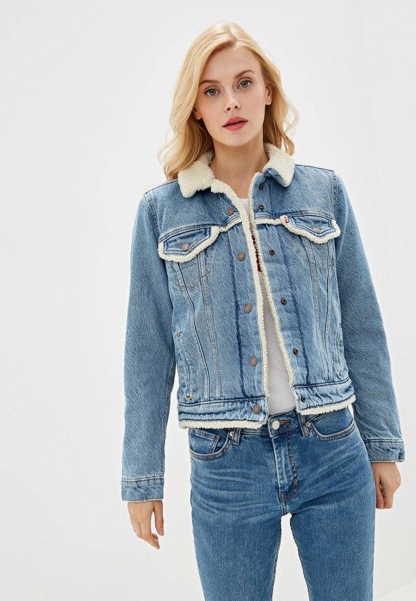 

Куртка джинсовая Levi's®, Голубой, Sherpa Trucker