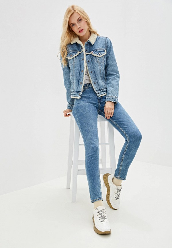 

Куртка джинсовая Levi's®, Голубой, Sherpa Trucker