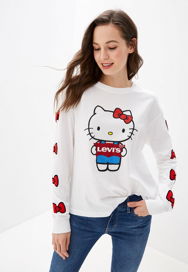 

Лонгслив Levi's®, Белый, Hello Kitty