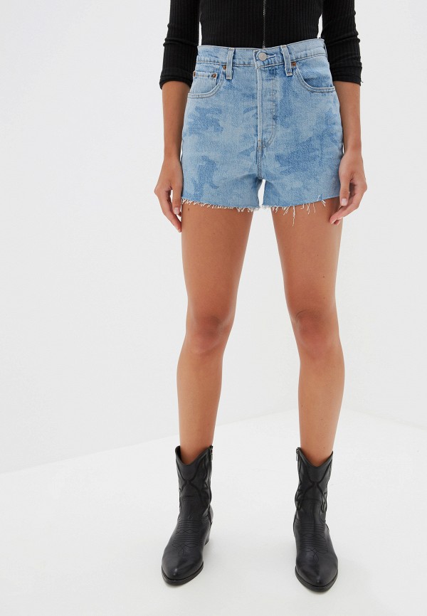 

Шорты джинсовые Levi's®, Голубой, RIBCAGE SHORT
