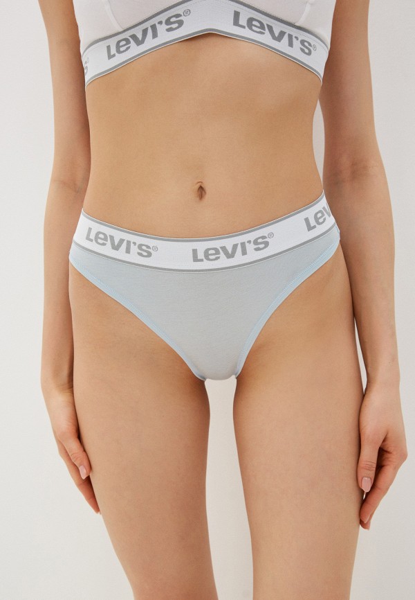 

Трусы Levi's®, Голубой, MID RISE HIGH CUT BRIEF