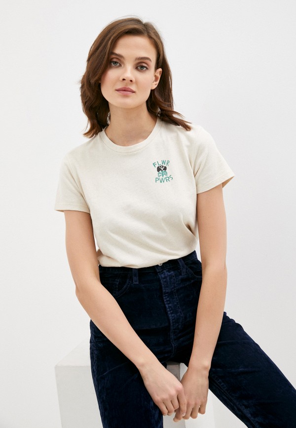 

Футболка Levi's®, Бежевый, WELLTHREAD PERFECT TEE
