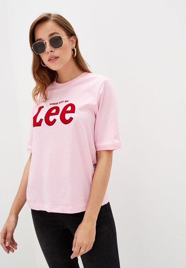 

Футболка Lee, Розовый