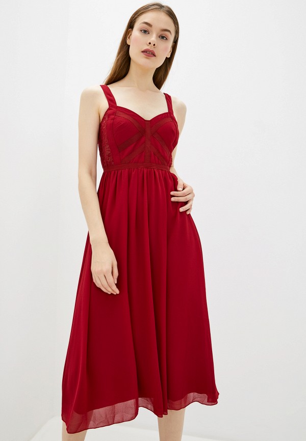 

Платье Little Mistress, Бордовый, Little Mistress LI005EWHCRQ5