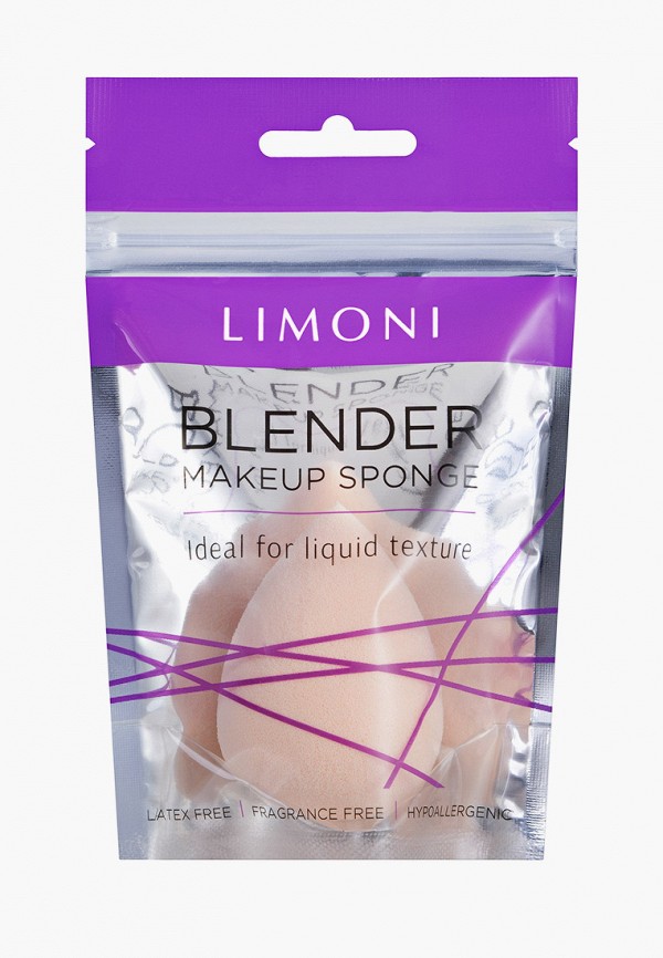 

Спонж для макияжа Limoni, Бежевый, "Blender Makeup Sponge" Beige