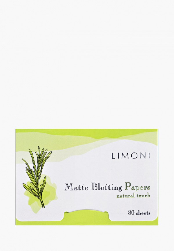 

Салфетки матирующие Limoni, Прозрачный, Matte Blotting Papers 80 шт.