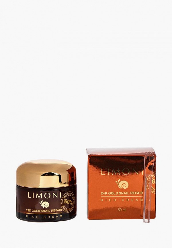 

Крем для лица Limoni, с золотом и экстрактом слизи улитки, 50 мл.