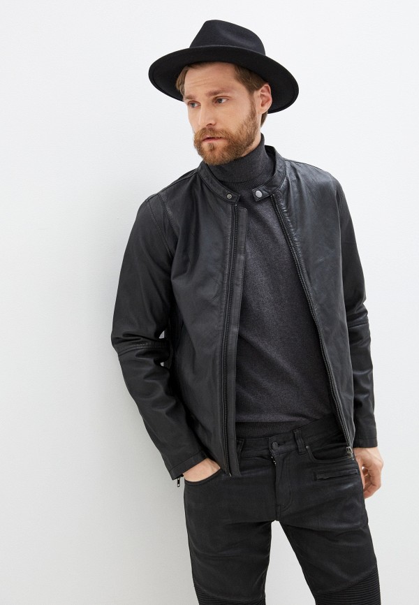 

Куртка кожаная Lindbergh, Черный