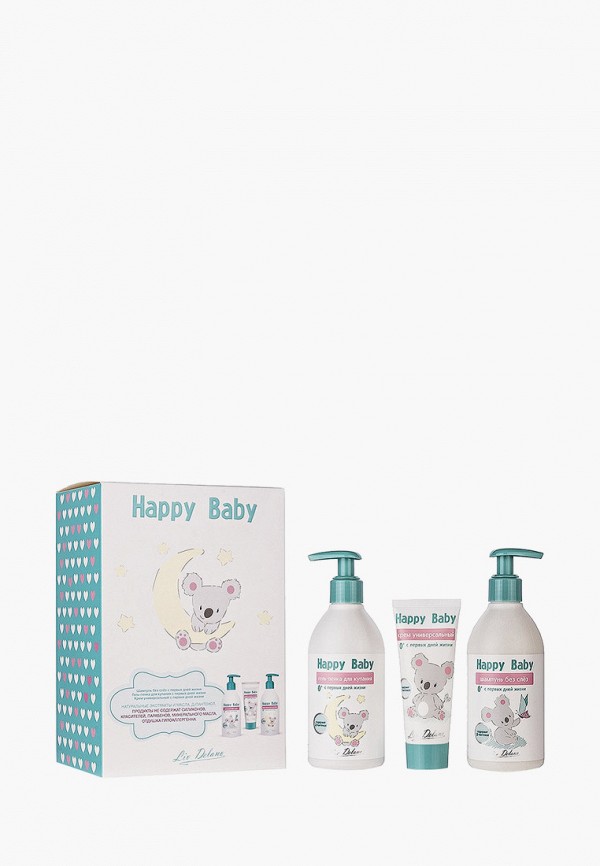 

Набор для ванны и душа Liv Delano, Белый, "Happy Baby"
