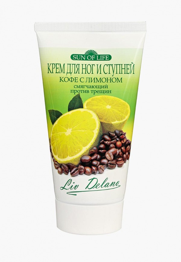 

Крем для ног Liv Delano, Белый, «Кофе с лимоном», смягчающий, против трещин, 150 г