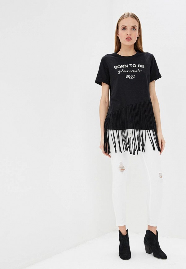 

Футболка Liu Jo; Liu Jo LI687EWDMVY8, Черный