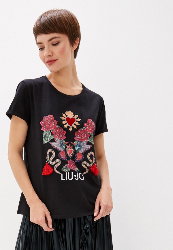 

Футболка Liu Jo, Черный, Liu Jo LI687EWFUSE7