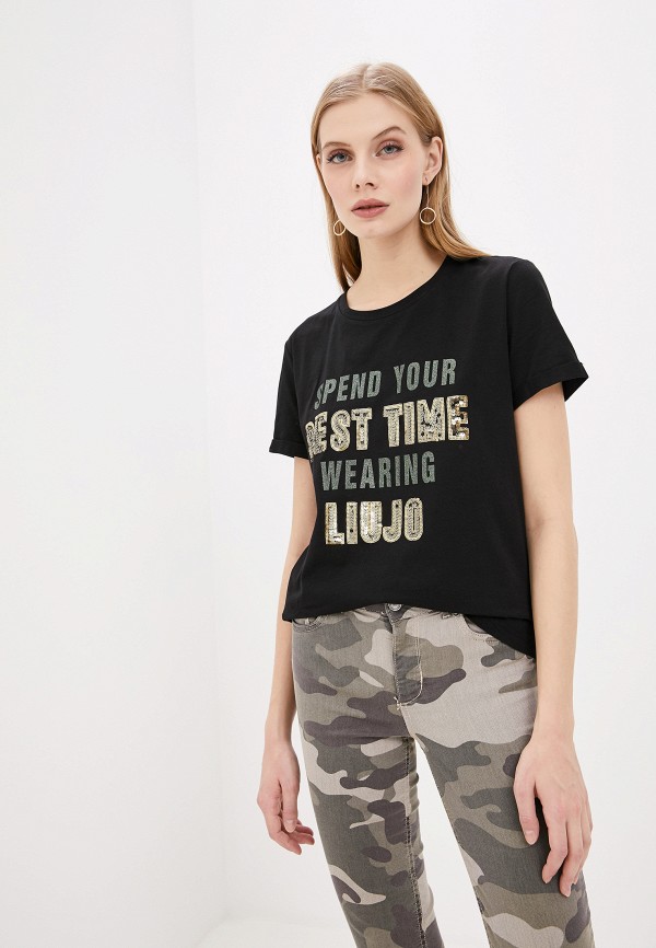 

Футболка Liu Jo, Черный, White Label