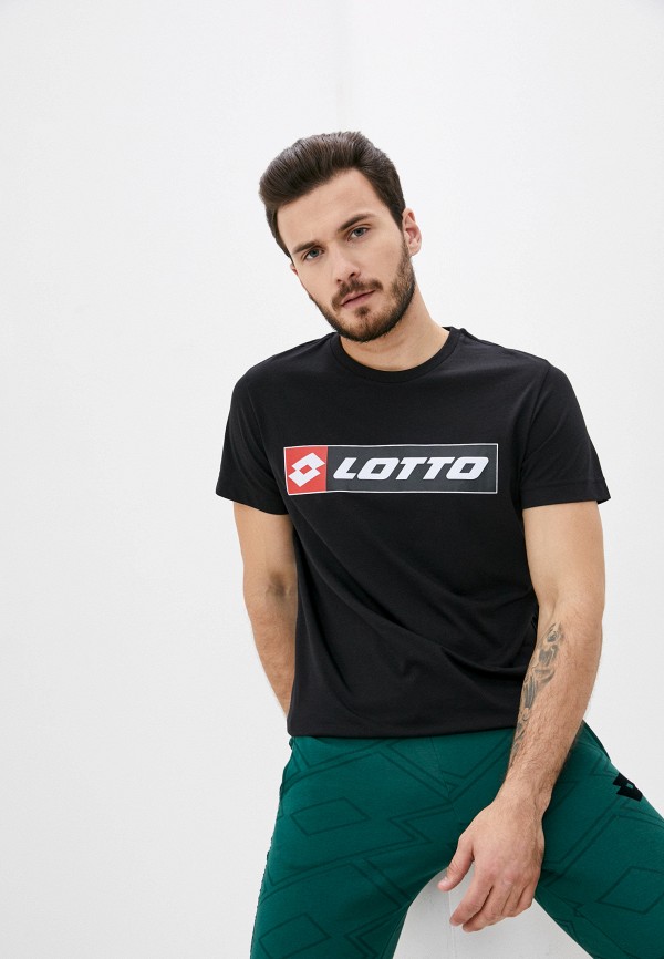 

Футболка Lotto, Черный, LOTTO TEE LOGO JS