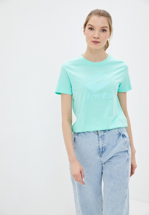 

Футболка Lotto, Бирюзовый, LOTTO SMART WOMEN TEE PRT JS