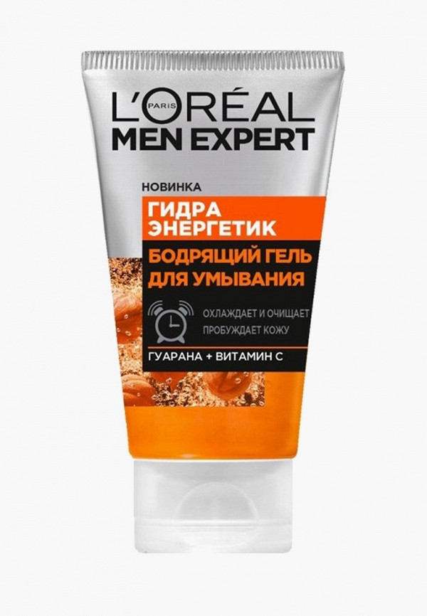 

Гель для умывания L'Oreal Paris, Прозрачный, Men Expert "Гидра Энергетик", 100 мл
