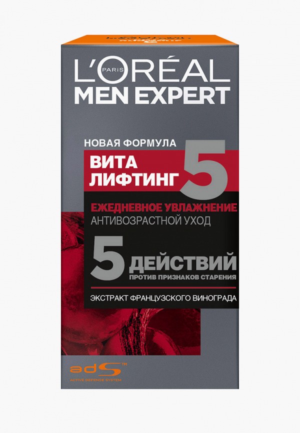 

Крем для лица L'Oreal Paris, Men Expert "Виталифтинг 5", увлажняющий, антивозрастной, 50 мл