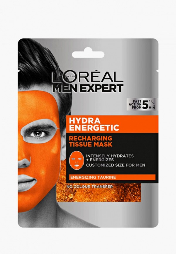 

Маска для лица L'Oreal Paris, Прозрачный, “Hydra Energetic. Гидра Энергетик”, 36 гр.