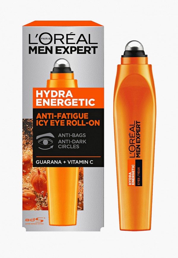 

Гель для кожи вокруг глаз L'Oreal Paris, Прозрачный, Men Expert, 10 мл