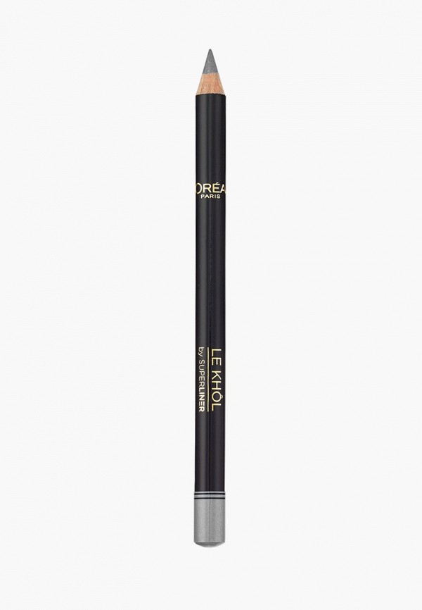 

Карандаш для глаз L'Oreal Paris, Серый, "Color Riche" Le Khol, оттенок 111, Дождливый Лондон, стойкий, 4 г