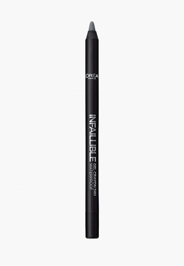 

Карандаш для глаз L'Oreal Paris, "Infaillible", стойкий, гелевый, Оттенок 2, Серая лихорадка, Серый