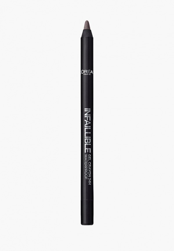 

Карандаш для глаз L'Oreal Paris, Коричневый, "Infaillible", стойкий, гелевый,Оттенок 4, На серой высоте