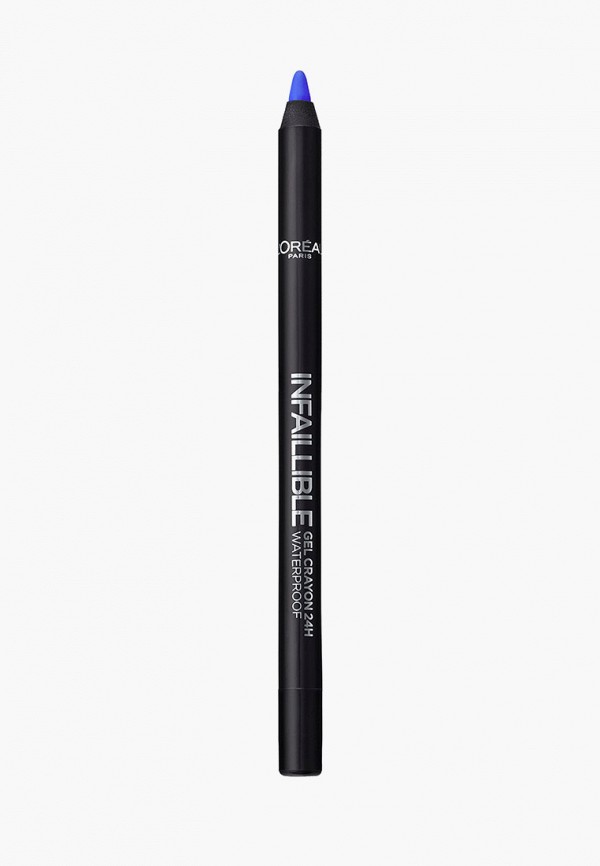 

Карандаш для глаз L'Oreal Paris, Синий, "Infaillible", стойкий, гелевый, Оттенок 10, Попала на синий